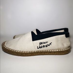 SAINT LAURENT EMBROIDERED ESPADRILLES